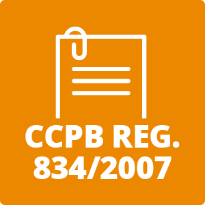 CCPB REG. 834/2007
